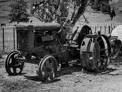An  image of vintage tractor taken by Colin Booth Photography.